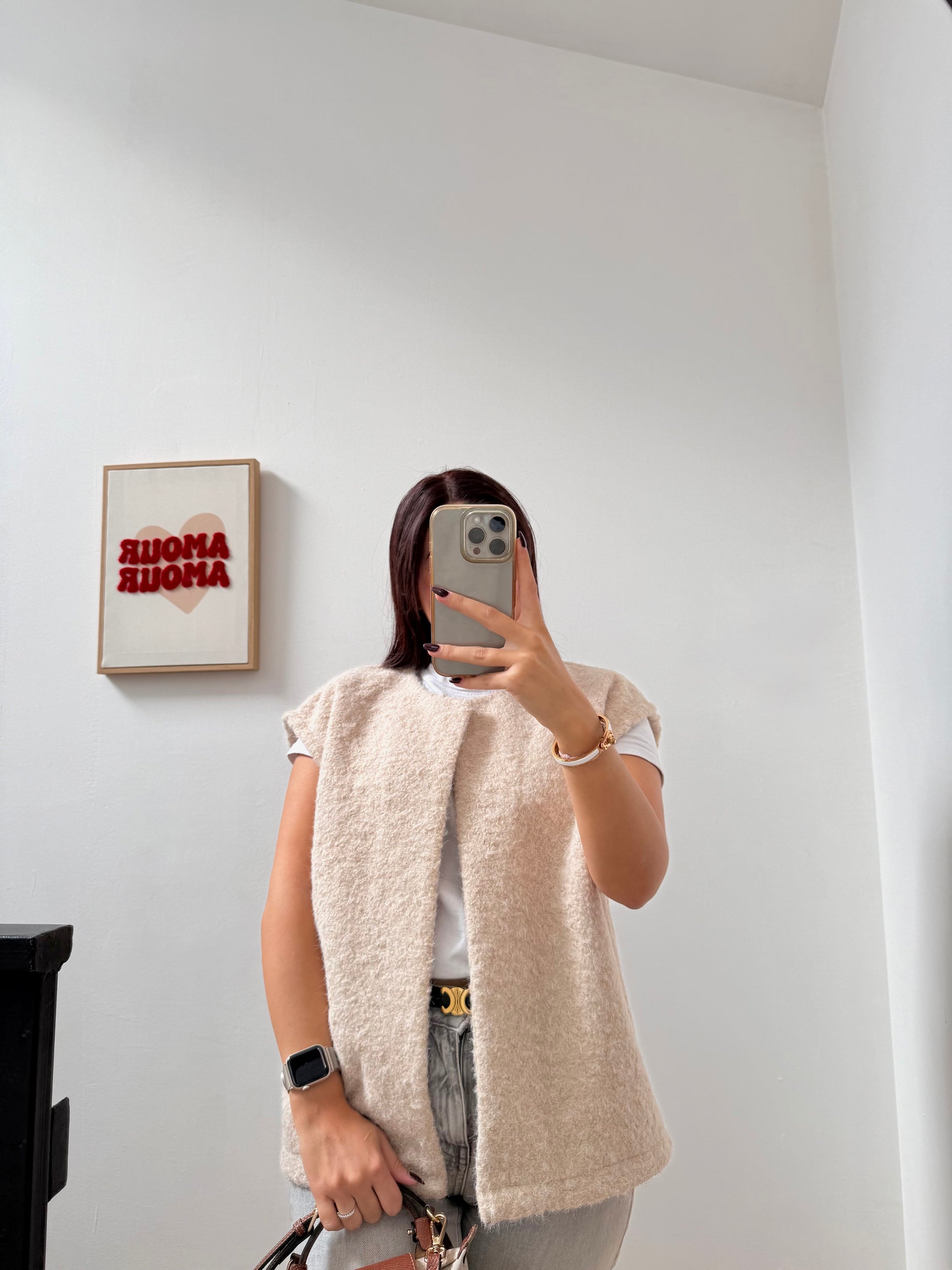 Gilet sans manches cocoon chic 🧶