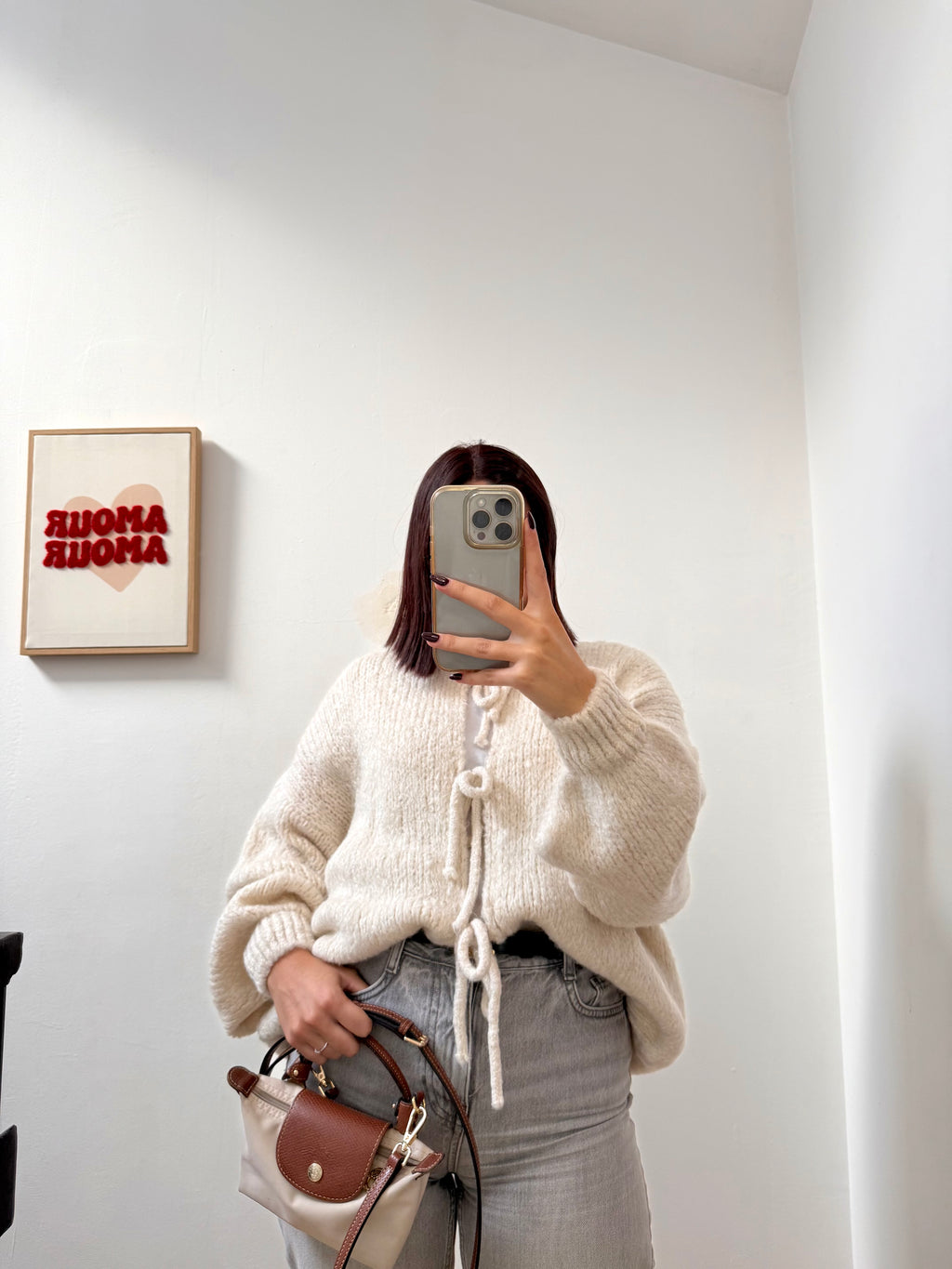 Gilet cocoon noué 🧸