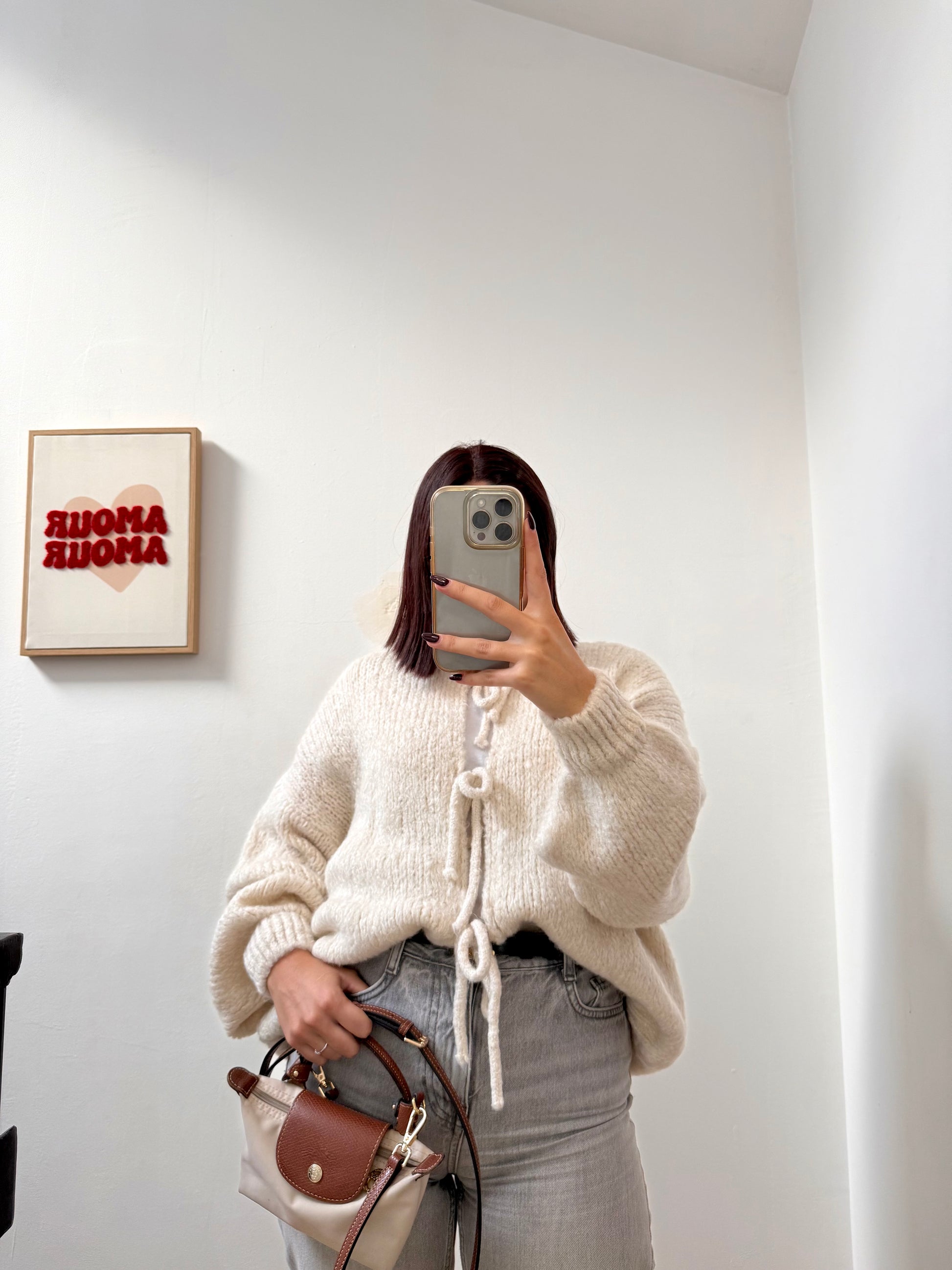 Gilet cocoon noué 🧸