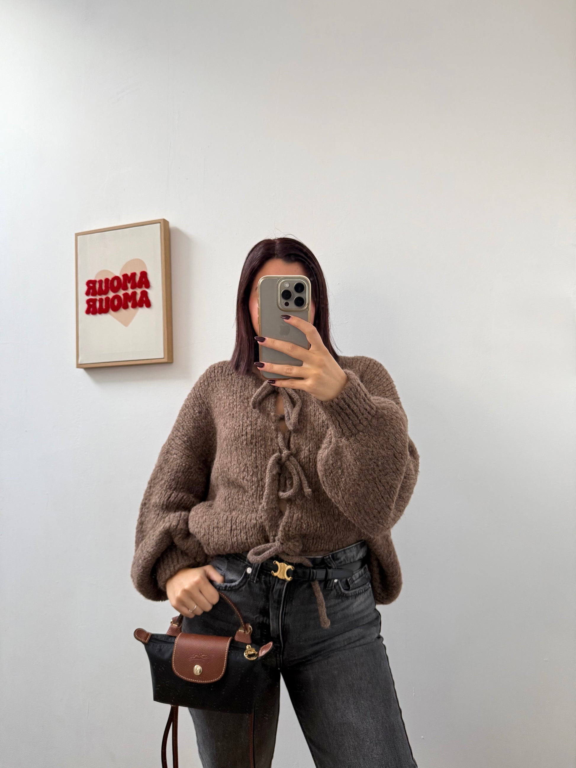 Gilet cocoon noué 🧸